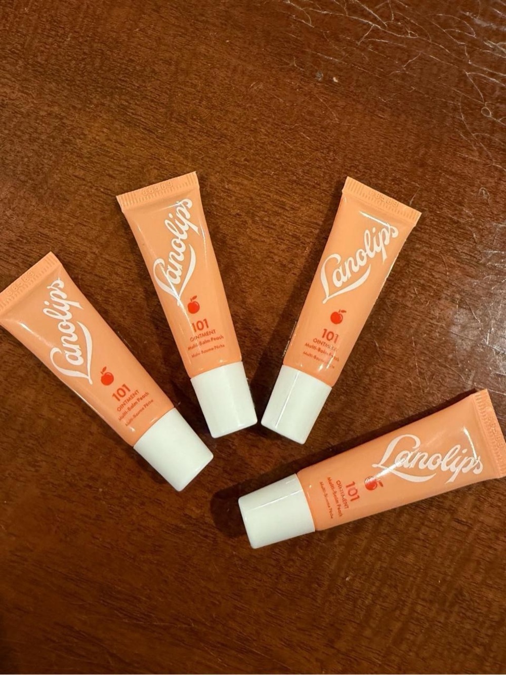 Lanolips Phone Lip Balm101 Ointment Multi Balm peach / 4 minis/ 12 g total